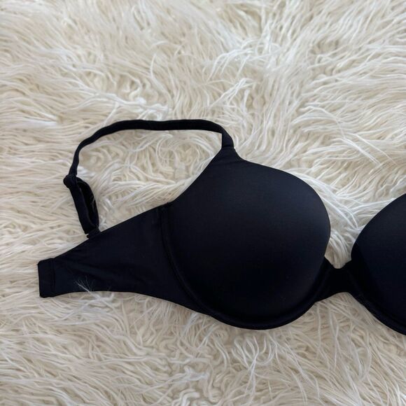 Skims Fits Everybody Push-Up Bra Onyx Size 32DDD - Picture 3 of 8